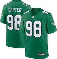 Nike Men's Nike Jalen Carter Kelly Green Philadelphia Eagles Alternate Game Jersey