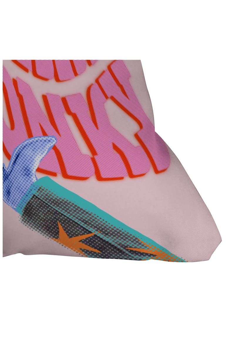Less Honky More Tonky Throw Pillow, Alternate, color, PINK