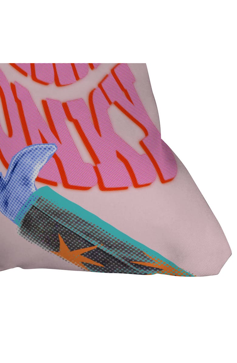 Deny Designs Less Honky More Tonky Throw Pillow, Alternate, color, Pink