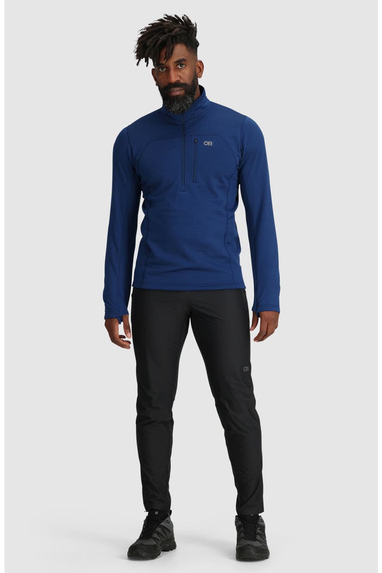 Vigor Half Zip Fleece Pullover, Alternate, color, CENOTE