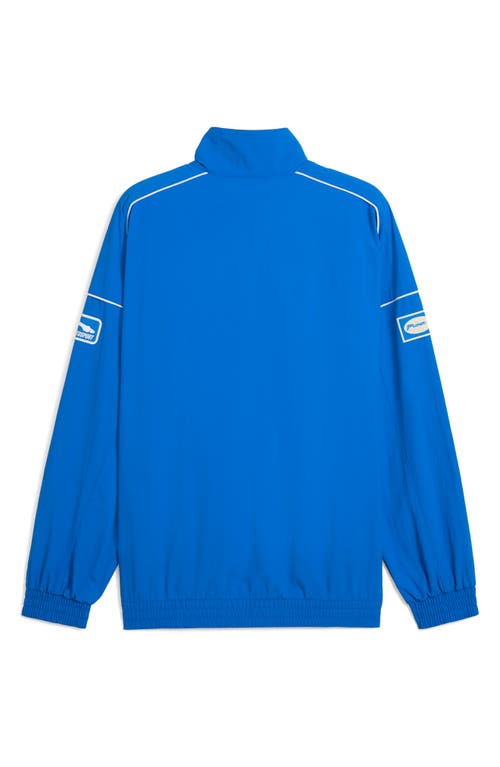 Puma Relaxed Speed Driver Series Graphic Track Jacket In  Team Royal