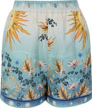 Agua Bendita Watts Solstice Print Cover-Up Shorts