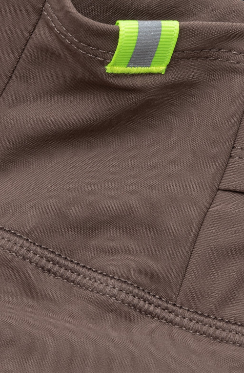 Pynrs Performance Streetwear Hancock Half Tight Shorts In Deep Taupe