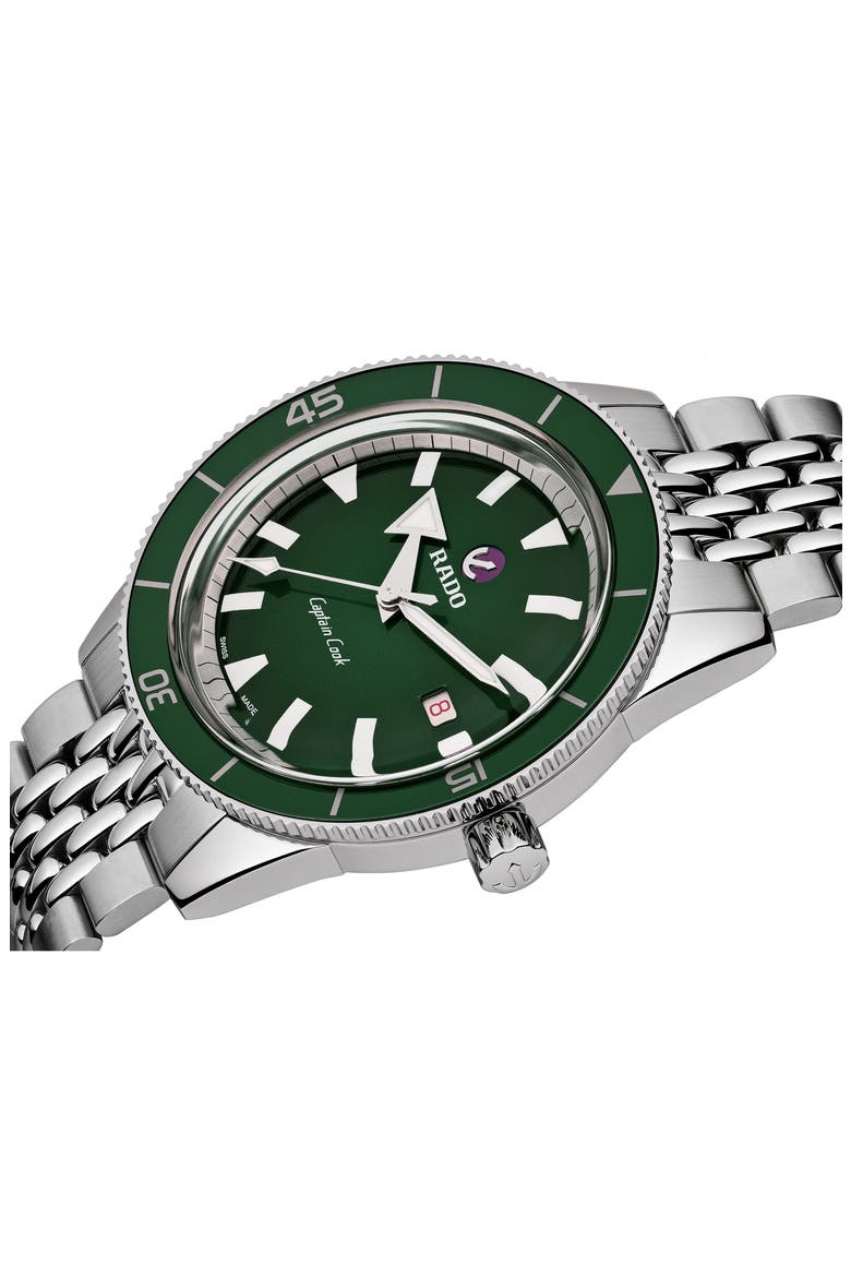 Captain Cook Bracelet Watch, 43 mm, Alternate, color, STAINLESS STEEL