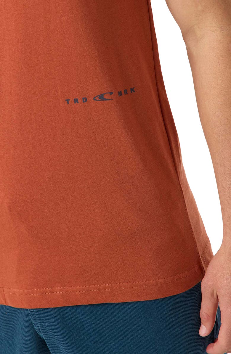 O'Neill Classic Fit Offset Graphic T-Shirt, Alternate, color, Chutney