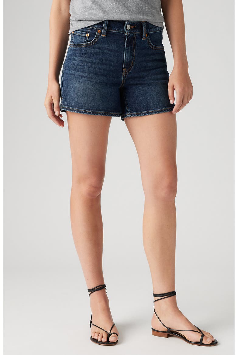 A-Line Denim Shorts, Alternate, color, DONT YOU KNOW SHORT