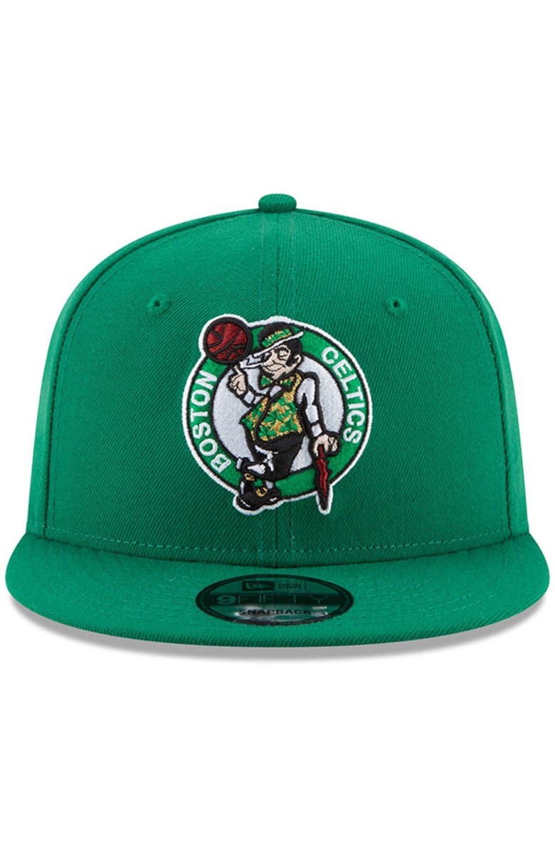 New Era Men's New Era Kelly Green Boston Celtics Official Team Color 9FIFTY Snapback Hat, Alternate, color, Kelly Green