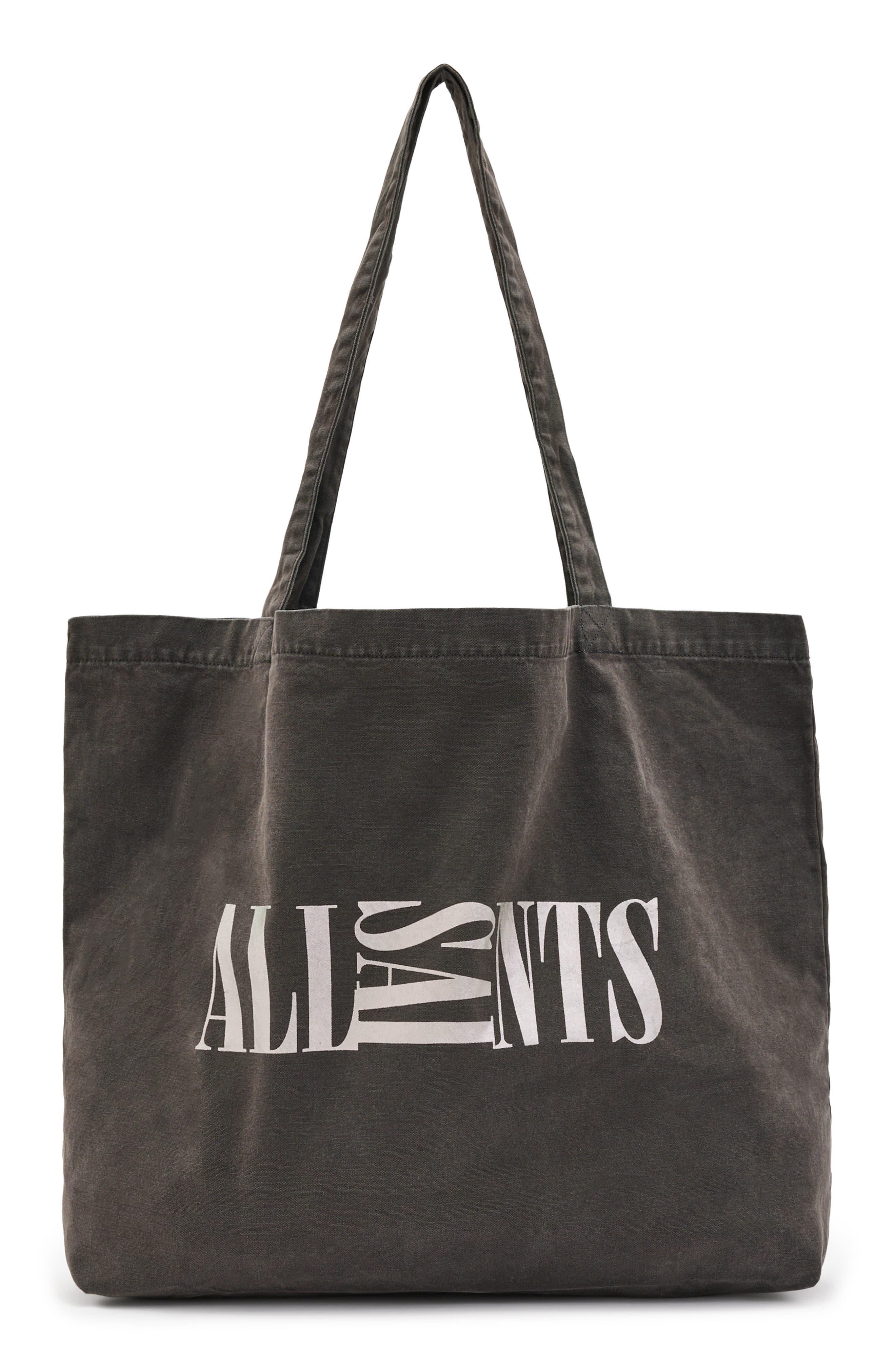 AllSaints Oppose Shopper Tote, Main, color, 