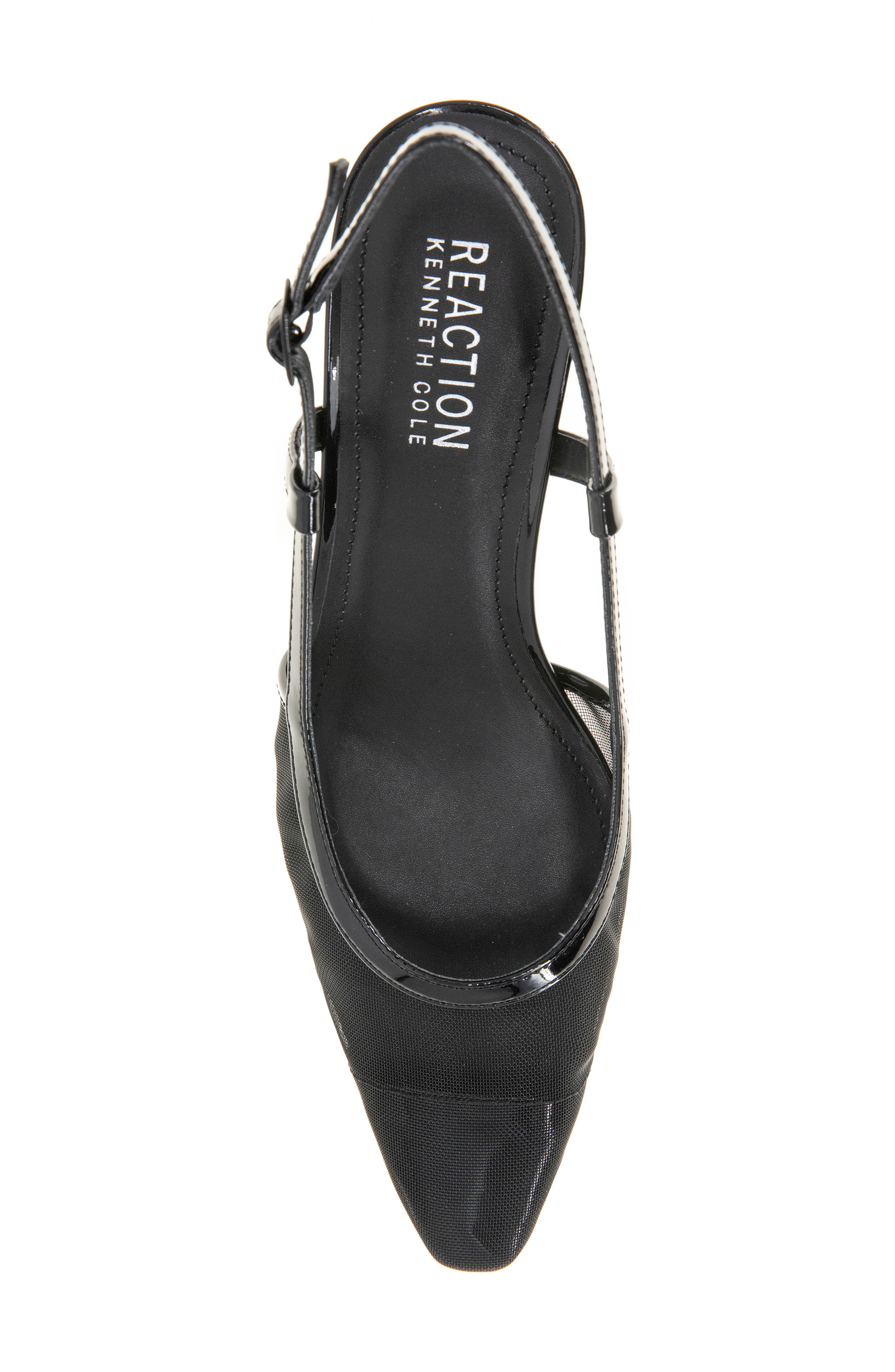 Reaction Kenneth Cole Maggie Mesh Slingback Pump, Alternate, color, Black Mesh