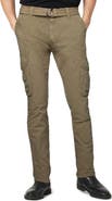 XRAY Belted Cotton Cargo Pants