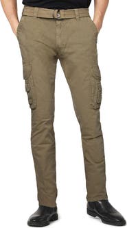 XRAY Belted Cotton Cargo Pants