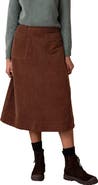 Celtic & Co. Utility Cord Midi Skirt