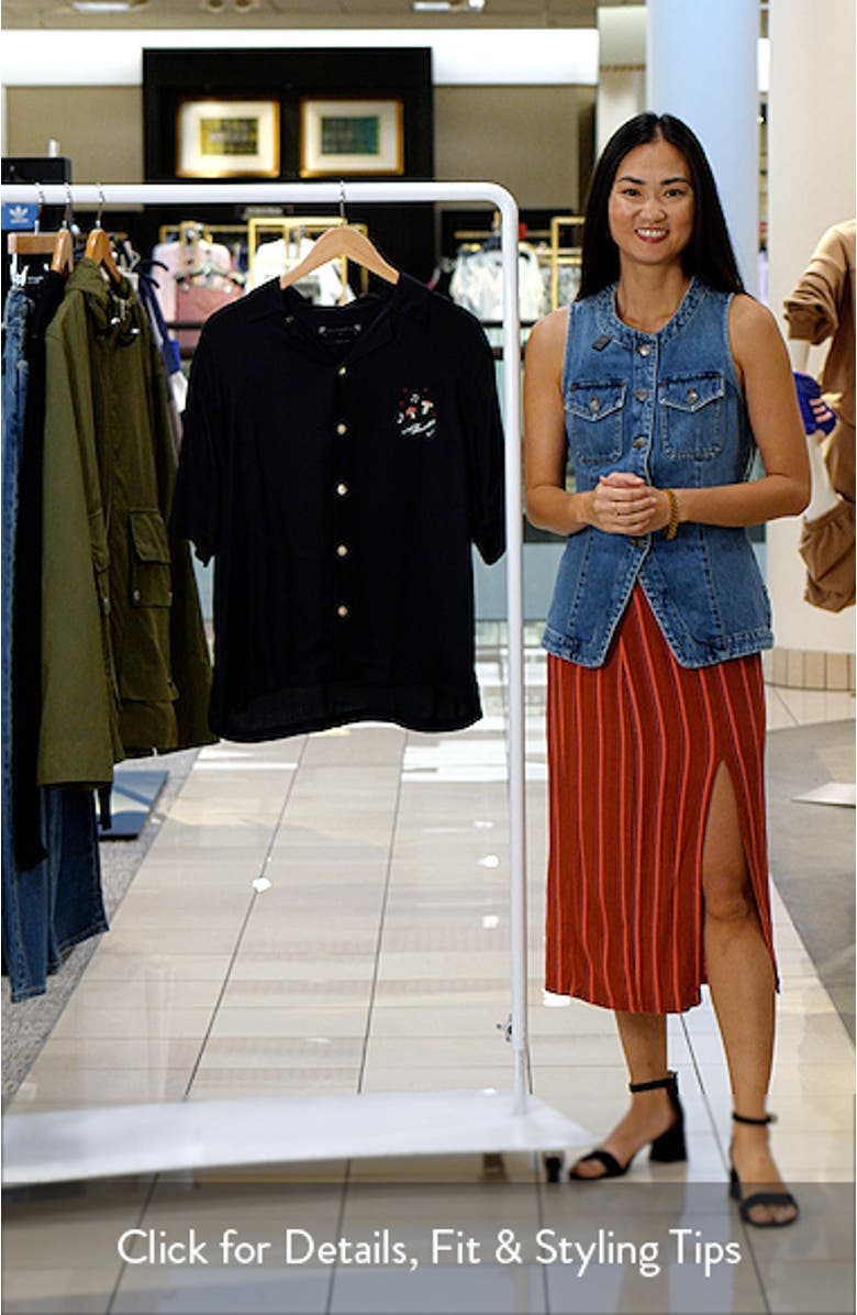 Fungi Embroidered Camp Shirt, sales video thumbnail