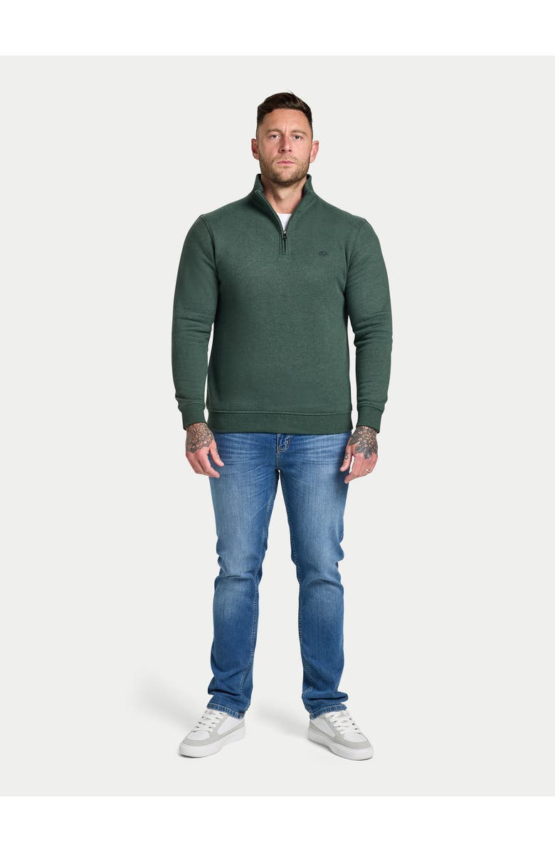 Raging Bull Classic Jersey Quarter Zip Sweatshirt, Alternate, color, Forest