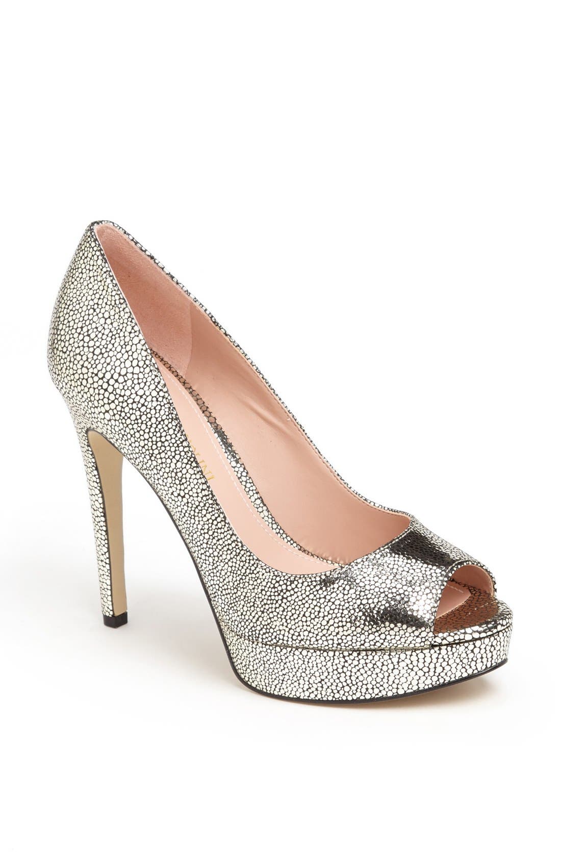 'Atina' Pump (Nordstrom Exclusive), Main, color, PLATINO