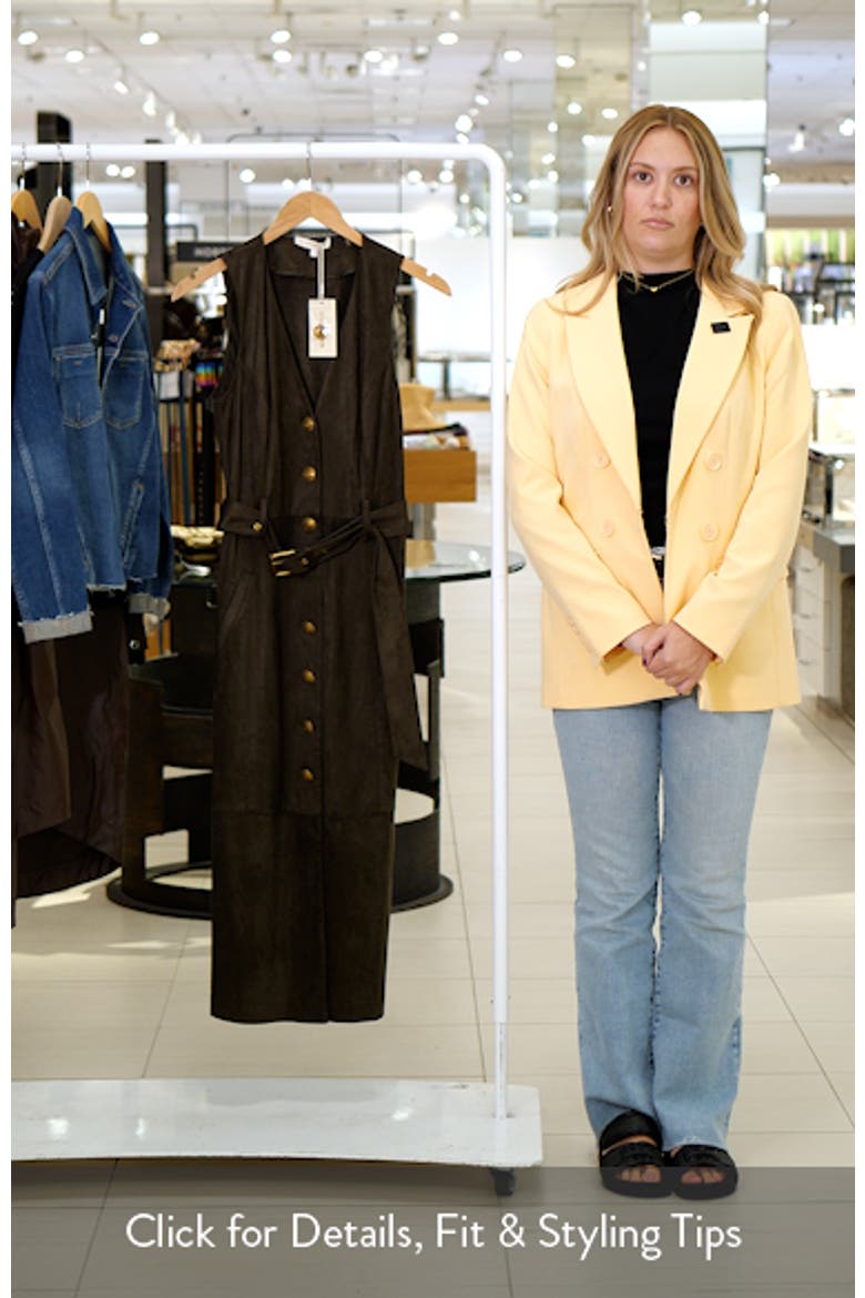 Marcia Faux Suede Dress video