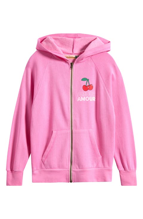 Kids' Amour Oversize Full Zip Hoodie