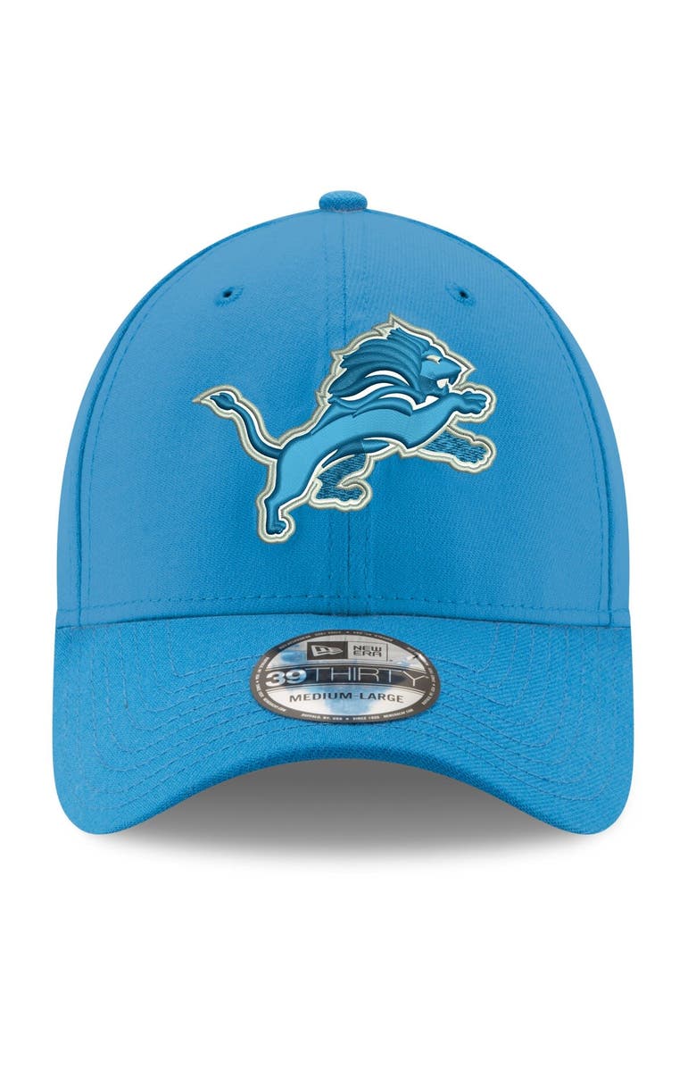 New Era Men's New Era Blue Detroit Lions 39THIRTY Flex Team Classic Hat, Alternate, color, 
