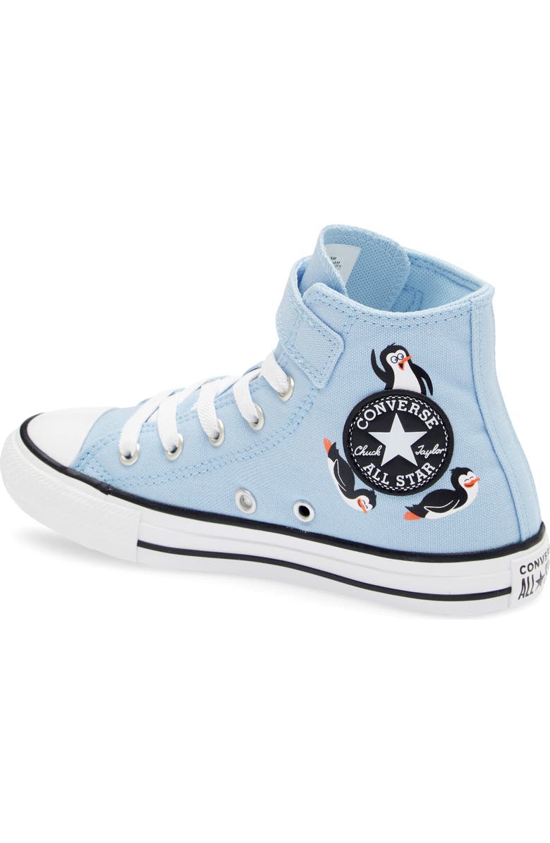 Converse Penguin All Star Easy On Canvas High Top Sneaker, Alternate, color, Blue It/ Black/ White