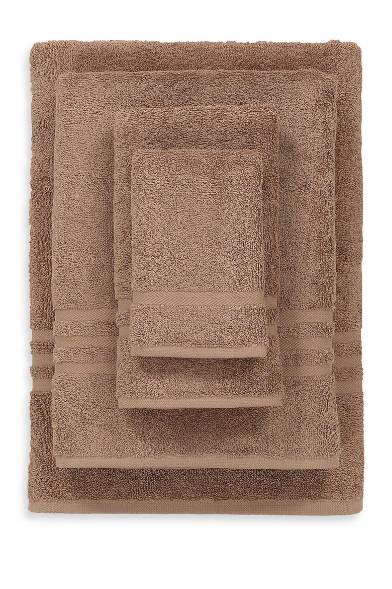 Denzi 4-Piece Towel Set - Latte, Alternate, color, LATTE