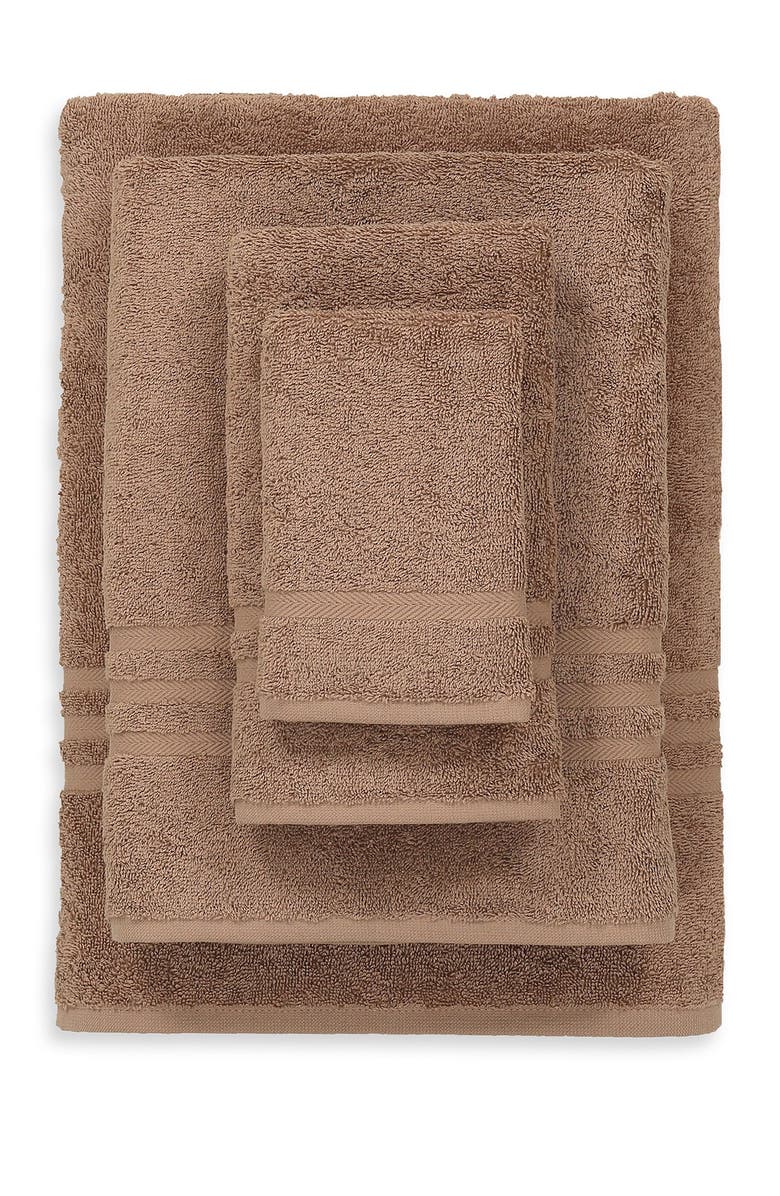 Linum Home Textiles Denzi 4-Piece Towel Set - Latte, Alternate, color, Latte