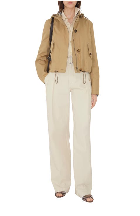 Short Gabardine Parka