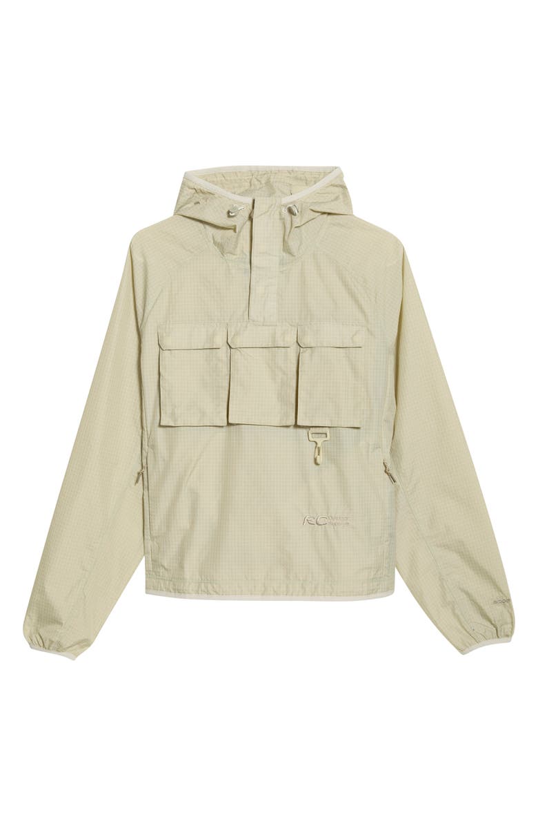 RC Outdoor Supply Tahoe Water Repellent Nylon Ripstop Hooded Anorak, Main, color, Sulphur