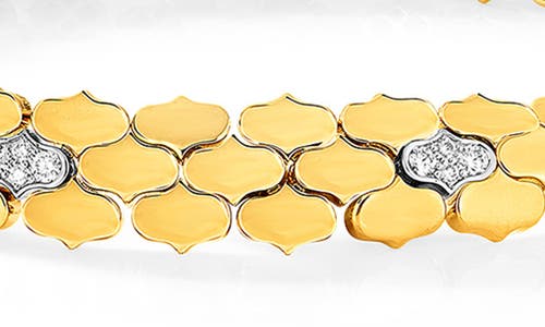 Roberto Coin Cobra Diamond Bracelet In Gold