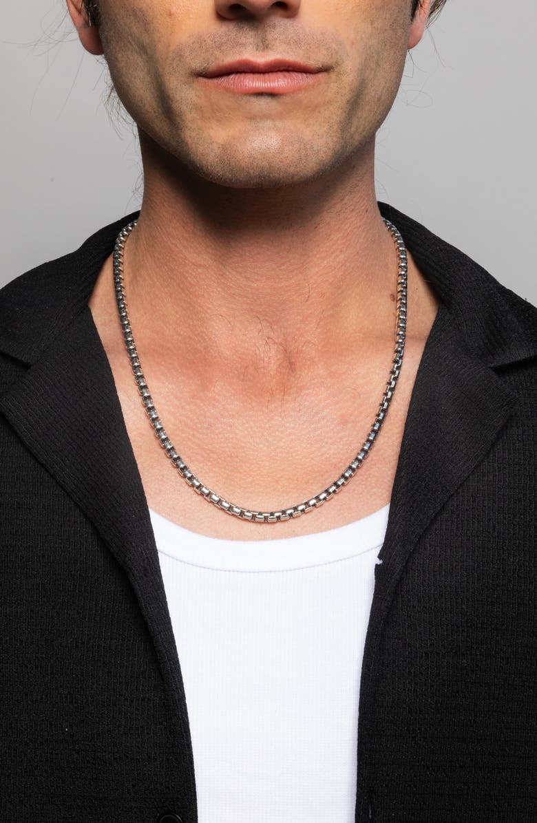 MIRANDA FRYE Men's Jasper Chain Necklace, Alternate, color, Silver