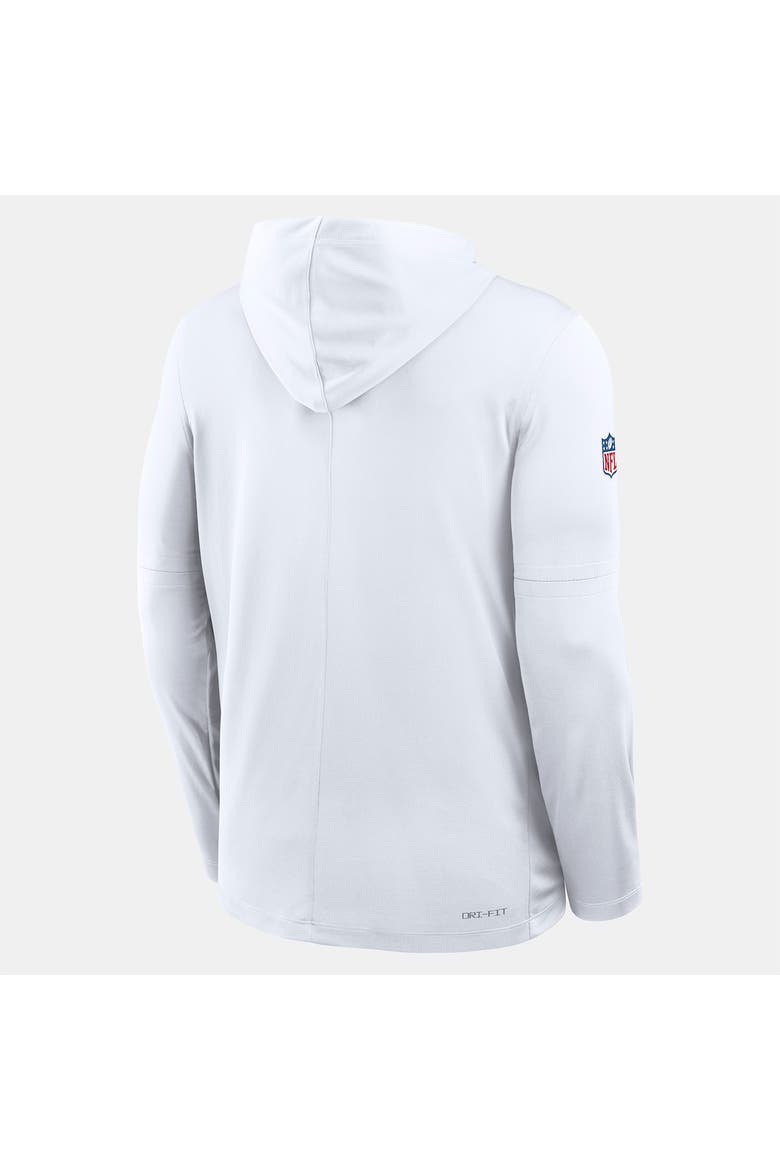 Men's Nike White Cincinnati Bengals Sideline Alternate Lightweight Long Sleeve Hooded Dri-FIT T-Shirt, Alternate, color, White