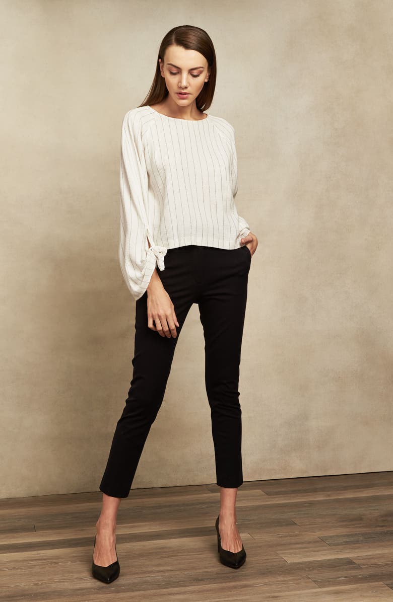 1.STATE Stretch Twill Slim Ankle Pants, Alternate, color,