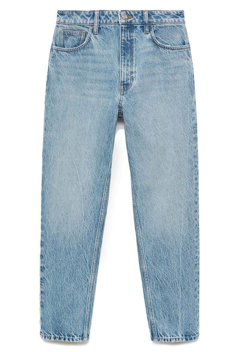 Mom2000 High Waist Nonstretch Jeans, Alternate, color, MEDIUM BLUE