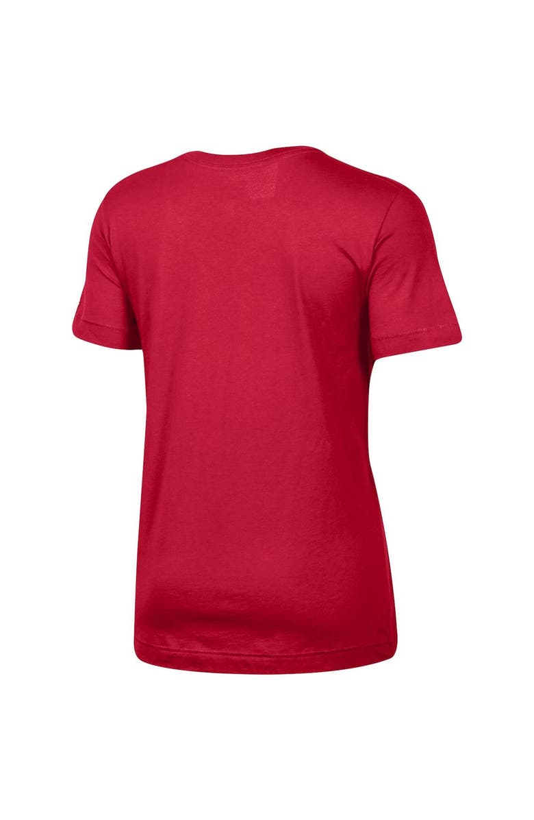 Champion Women's Champion Scarlet Ohio State Buckeyes Basketball V-Neck T-Shirt, Alternate, color, 