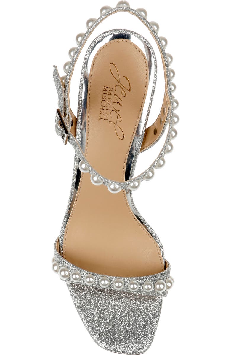 Jewel Badgley Mischka Damaris Ankle Strap Sandal, Alternate, color,