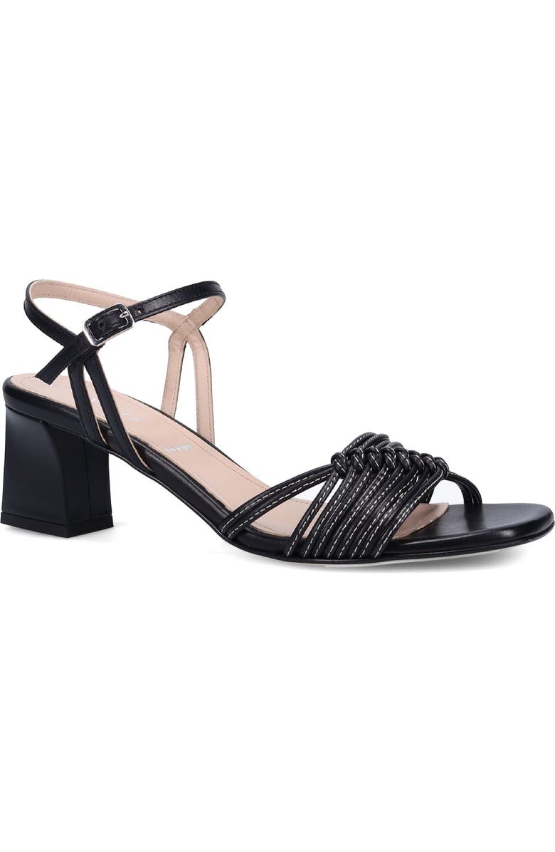 Ron White Kerianne Ankle Strap Sandal, Main, color, Onyx