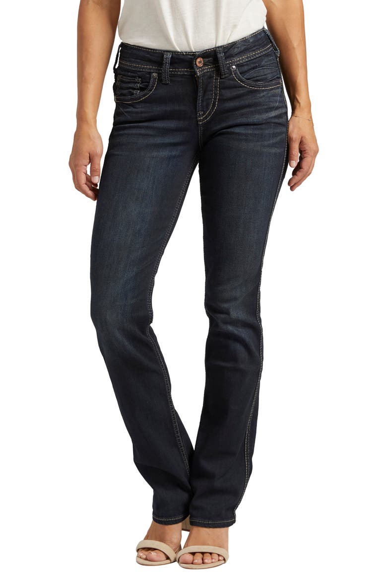 Suki Slim Fit Bootcut Jeans, Main, color, INDIGO