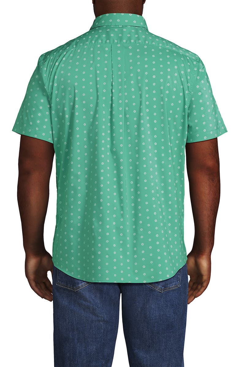 Lands' End Traditional Fit Short Sleeve Travel Kit Shirt, Alternate, color, 