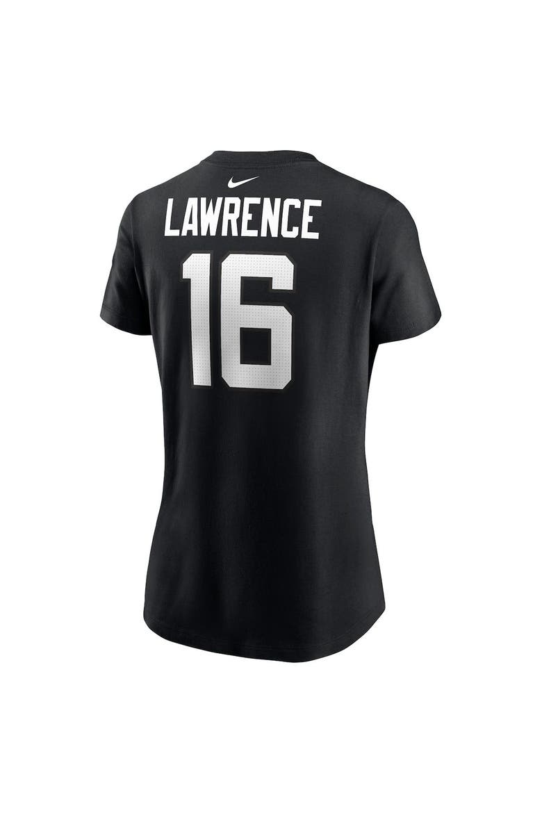 Women's Nike Trevor Lawrence Black Jacksonville Jaguars Player Name & Number T-Shirt, Alternate, color, Black