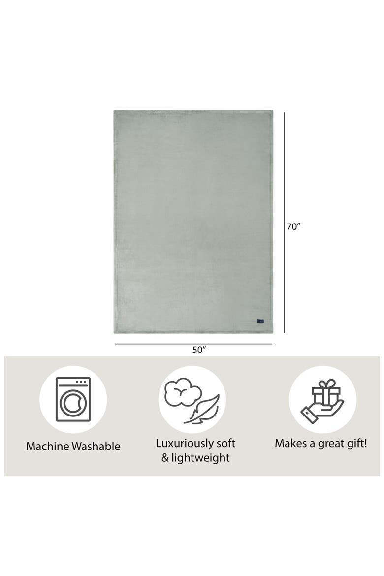 Throw Blanket, Alternate, color, LIGHT GREY
