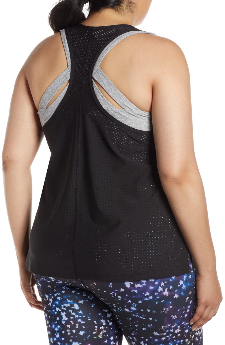 SPANX<sup>®</sup> Perforated Active Tank Top, Alternate, color,