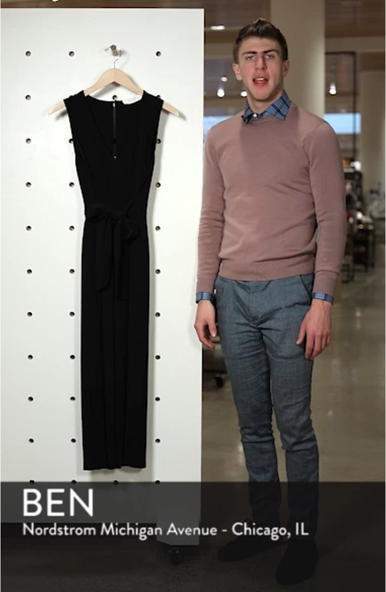 Tie Waist Crop Jumpsuit, sales video thumbnail