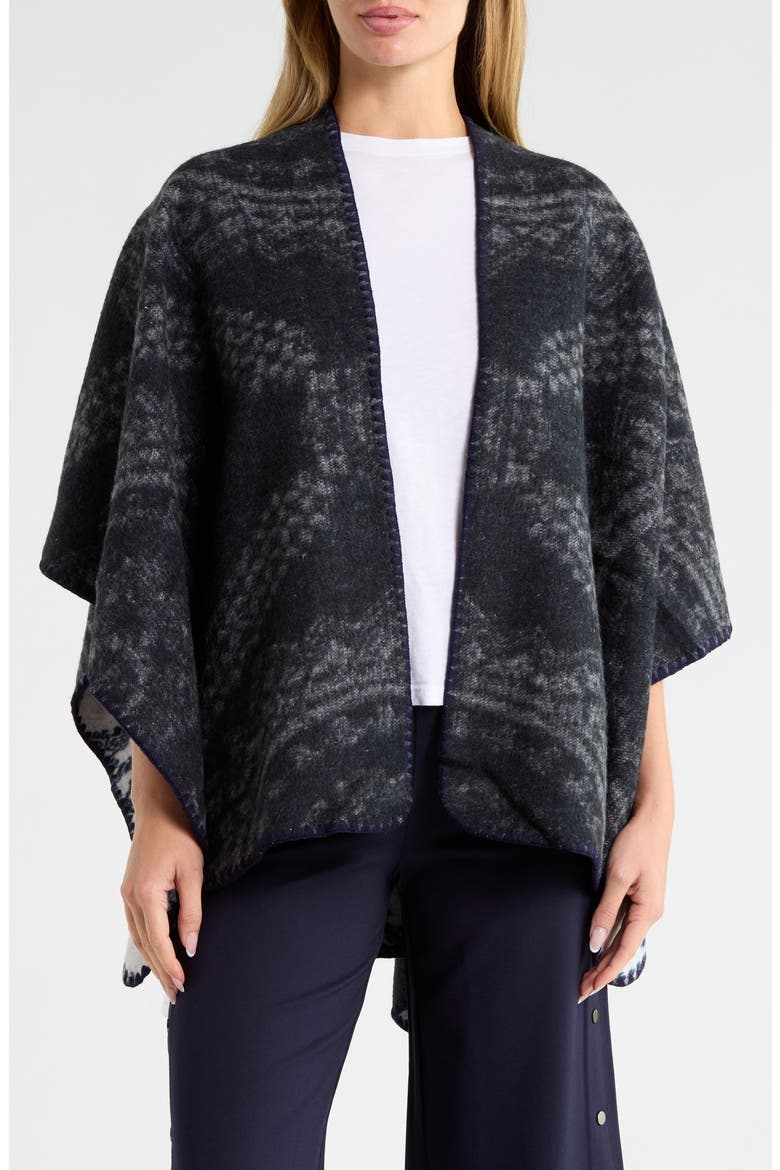 Print Cape, Alternate, color, NAVY