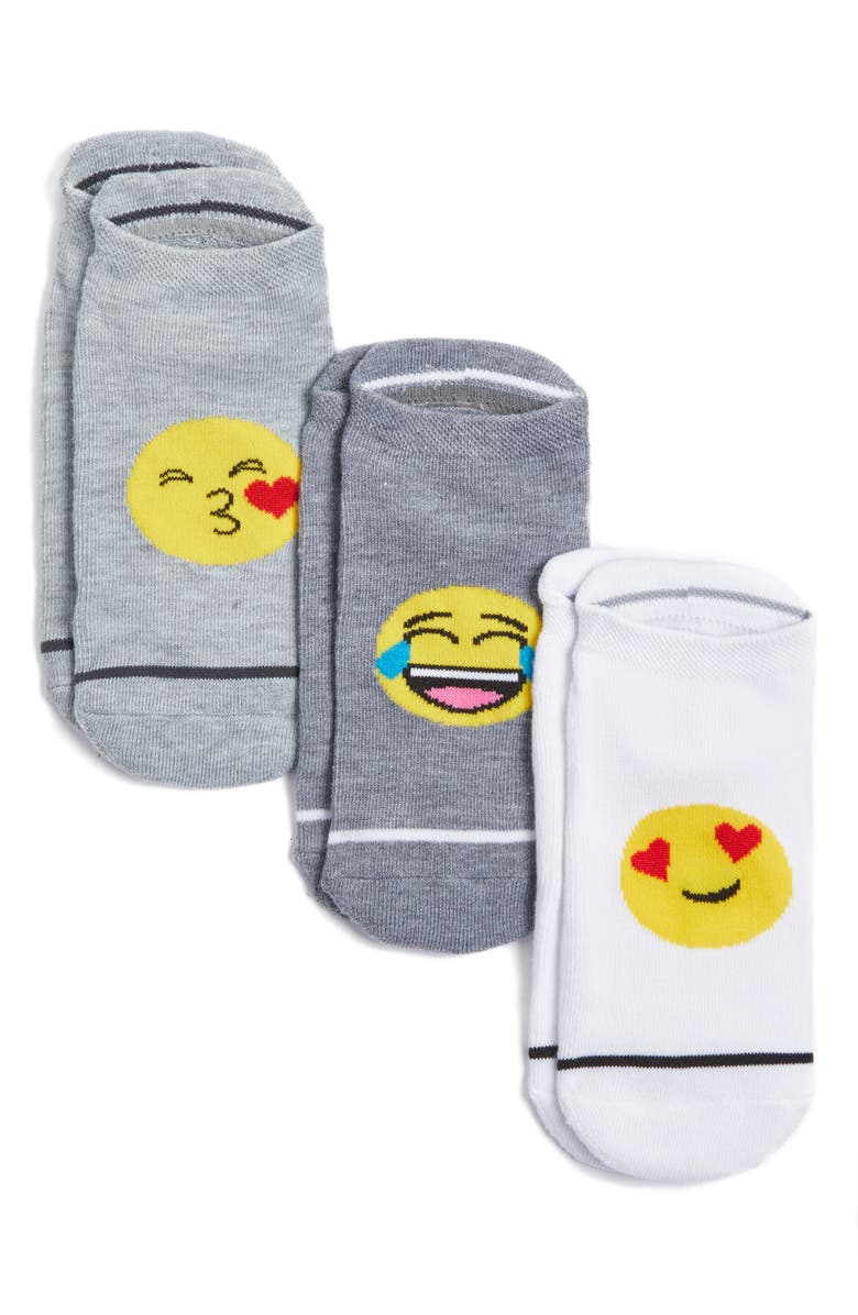 Sof Sole 3-Pack Sport No-Show Socks, Main, color, 