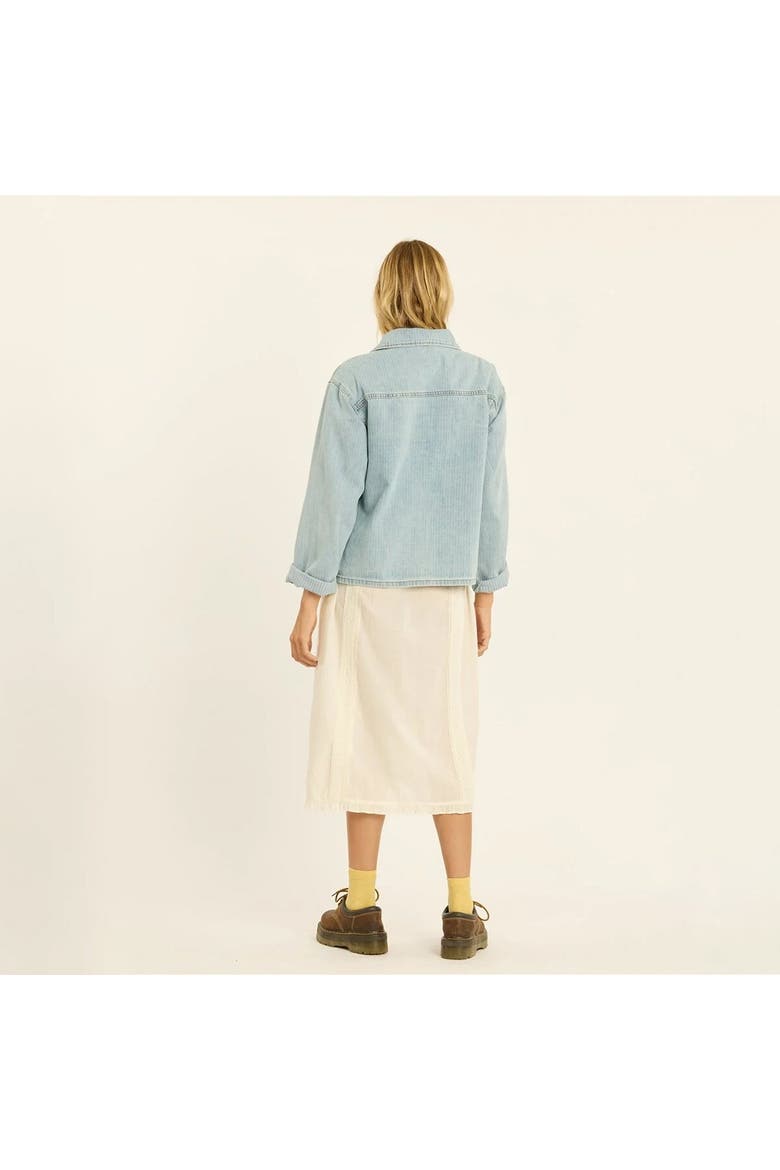 Time Off Denim Jacket - Women's, Alternate, color, Baja Blue