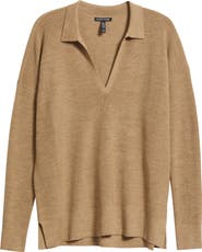 Eileen Fisher Classic Collar Wool Sweater