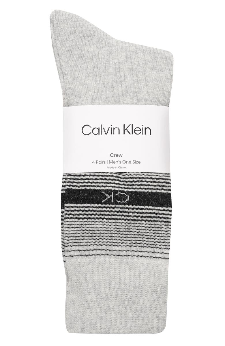 Calvin Klein Assorted 4-Pack Dress Socks, Alternate, color,