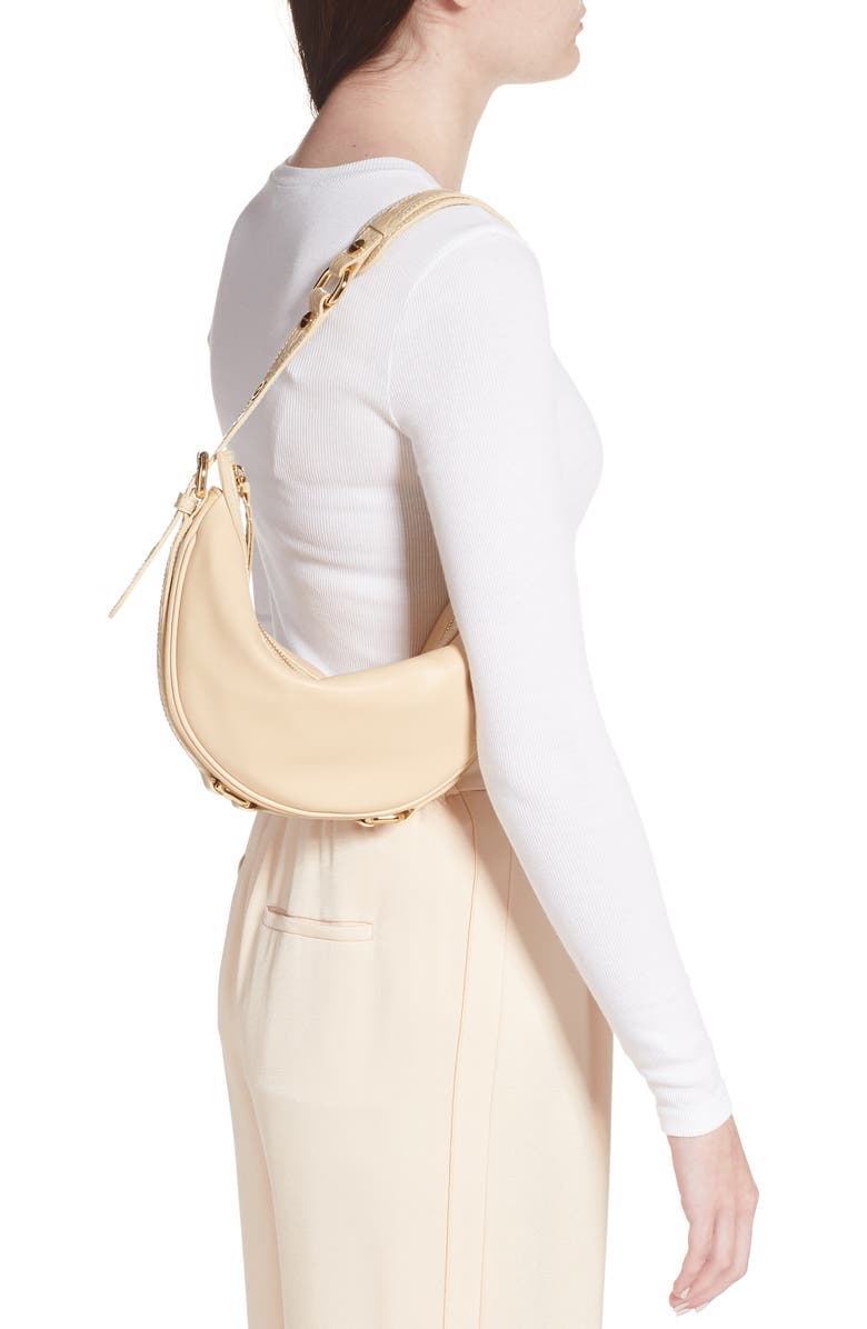 By Far Gib Leather Shoulder Bag, Alternate, color,