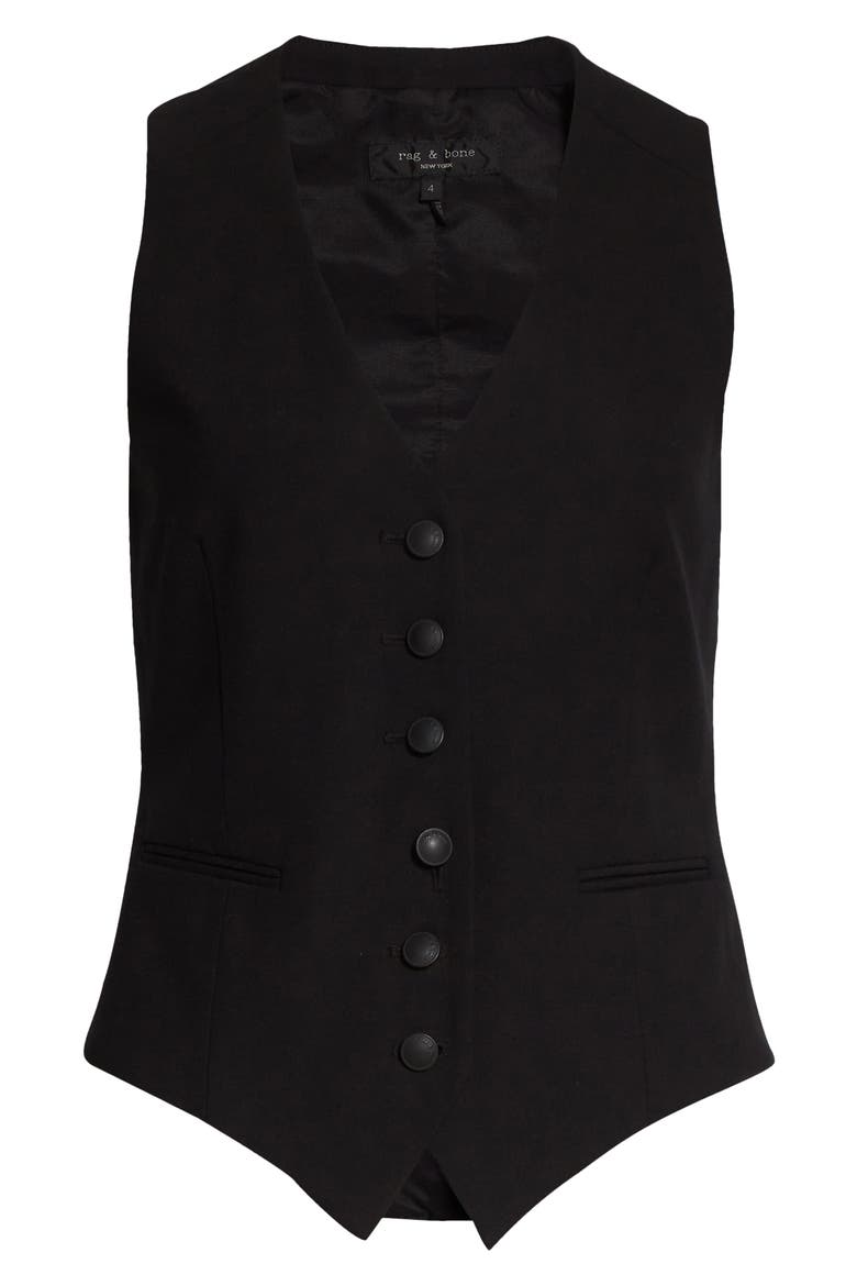 Vanessa Vest, Alternate, color, BLACK