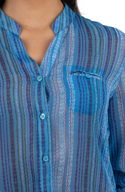 KUT FROM THE KLOTH KUT FROM THE KLOTH JASMINE CHIFFON BUTTON-UP SHIRT