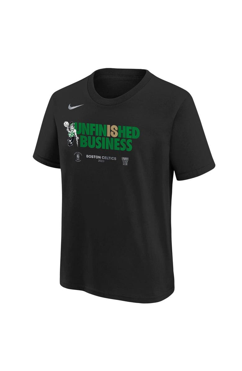 Nike Youth Nike  Black Boston Celtics 2023 NBA Playoffs Mantra T-Shirt, Alternate, color, 